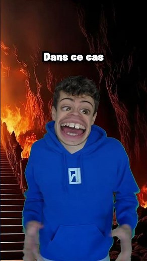 L'enfant essaye de profiter du diable