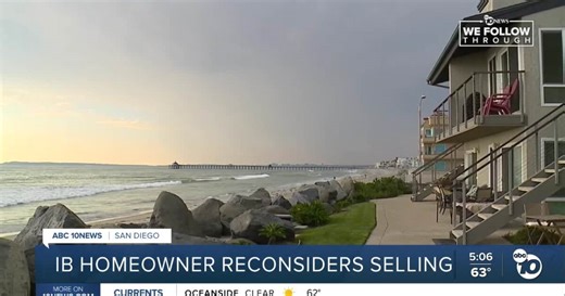 Imperial Beach resident reconsiders selling home, says sewage conditions have improved