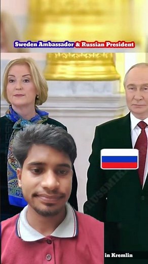 Sweden ambassador and russian president meeting #politics #tiktok #putin #respect #russia #urope