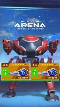 Lancer + Quasher 6 🔥👆🏻| Mech Arena Gameplay #mecharena #mecharenarobotshowdown #gameplay #shorts