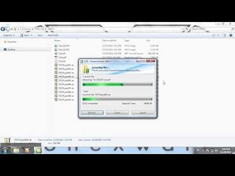 PowerArchiver Tutorial: Multi Volume RAR archives with PowerArchiver