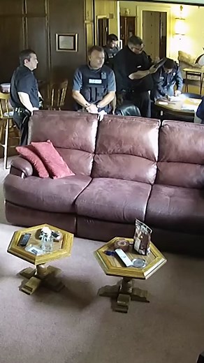 Newly released video shows Joan Meyer, a 98-year-old co-owner of a local paper in Kansas, confronting police officers who were searching her home. Meyer died the day after the search. The police said they searched the home investigating