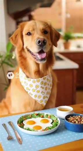 What do dogs like for breakfast?