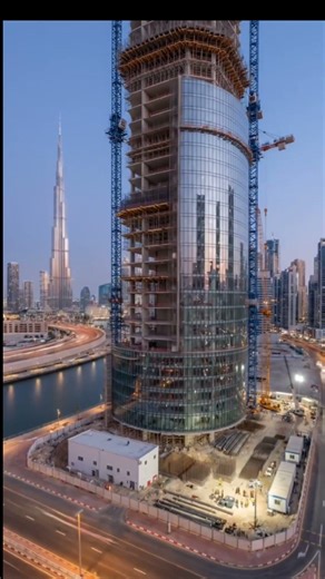 Dubai Skyscraper Construction Timelapse | From Empty Plot to Luxury Tower 🌆