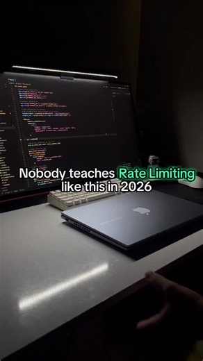 Berkhan on Instagram: "Comment LIMIT to get the resources! 🚀 Want to truly understand Rate Limiting instead of just memorizing it? This short roadmap takes you from the basics all the way to designing production ready rate limiters used in real backend systems. 🎓 Redis Based Rate Limiting A hands on starting point. Learn how Redis is used for rate limiting, why it fits distributed systems so well, and how to protect your APIs from sudden traffic bursts, abuse, and unnecessary database load. 📘