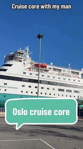 We took a mini cruise to Oslo to buy fridge magnets and brun ost #minicruise #oslo #boatcruise #husbandandwife #montage
