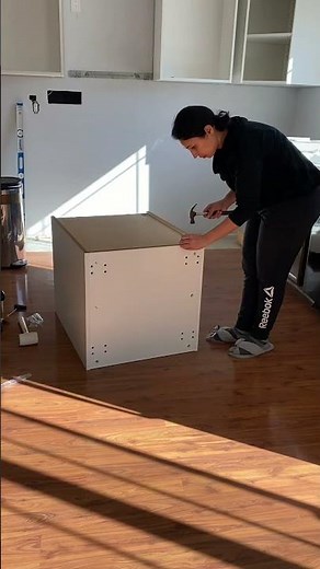 Ikea Cabinet assembly #shorts #shortsvideo #ikeakitchen