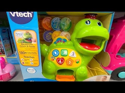 We Try Out CHOMP & COUNT DINO by Vtech @ Walmart