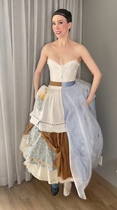 WHAT COLOR IS CINDERELLA’S DRESS??? Another cosplay I will never destroy: my original design of Cinderella! I wanted to create a costume that told the story from Rags to Riches. I’m still obsessed with this! The entire rag side was thrifted (the Christmas ornament mouse was taken straight from the tree 😊😉) | Asta Darling