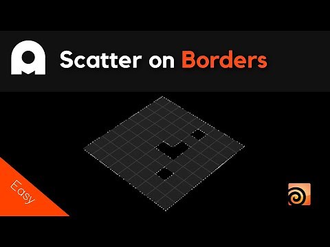 All About Scattering - 009 - Scatter On Borders - Houdini Tutorial - Basic