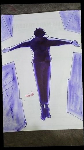 How To Draw Sukuna🔥 (Cool Pose) | Jujutsu Kaisen Drawing |,#sukuna #jujutsukaisen #shorts #viral #yt