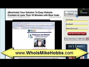 Blue Voda | easy way to build a website in 10 minutes blue