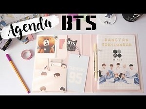 DIY K-POP : BTS 2017 Planner // Spanish // [ENG SUB]