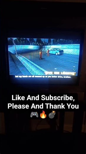 GTA III - [PS2] (Gameplay) - [First Mission] - 'CRT TV'