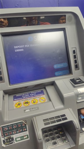 Pitor Shira on Instagram: "How to Cash Deposit through SBI ATM Machine"