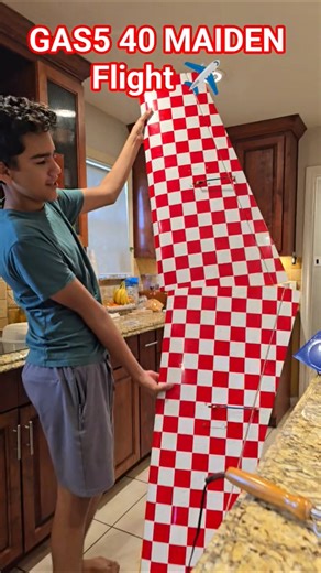 GAS 540 MAIDEN FLIGHT COMING UP NEXT 😁🔥🙏👀#foryou #shorts #subscribe #fyp #rcairplane