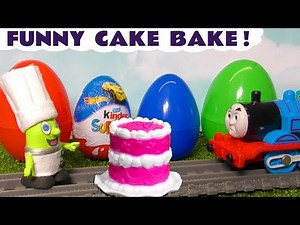 Funny Funlings Cake Story with Toy Trains