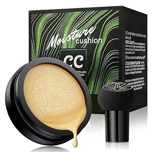 Mushroom Head Air Cushion CC Cream - Moisturizing Mushroom Head BB Cream Makeup Long Lasting Matte Conceale