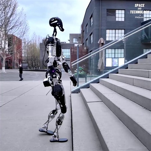 🤖HUMANOID ROBOTS ARE LEVELING UP FASTPNDbotics’ Adam humanoid is climbing uneven outdoor stairs on its own, adjusting in real time while keeping balance.The next race isn’t walking anymore. It’s mastering the real world.