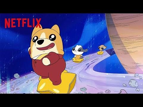 Puppies in Space Theme Song 🎵 Dogs in Space | Netflix After School