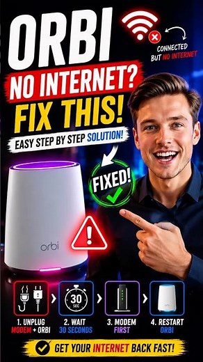 Orbi Connected But No Internet? Fix It in 60 Seconds! (Easy Solution) || Tech Support Hub