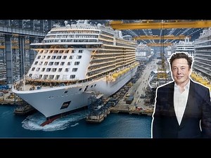 Inside the Mega Cruise Ship Factory: Building the World’s Largest Ship for Elon Musk (Full Process)