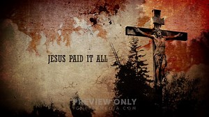 Jesus Paid It All - Lyric Media Lyric Video