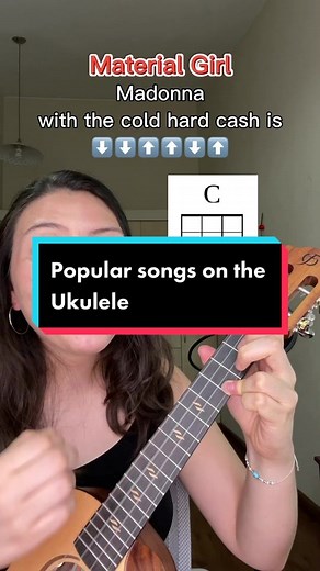 ✨ Poupulat songs on the ukulele ✨ (@Mariana Galbani ) #ukulele #ukelele #uke #materialgirl