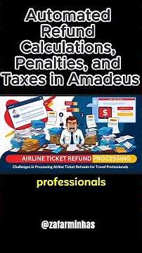 ✈️ Automated Refund Calculation, Penalties, and Taxes in Amadeus! 💻
