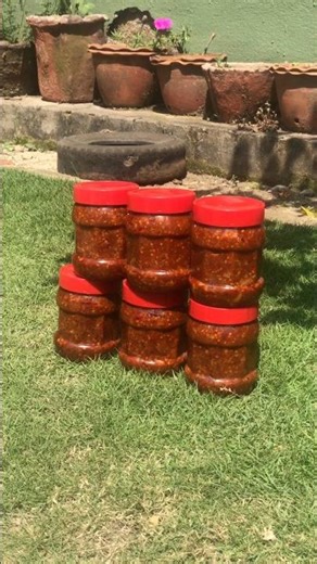 First Costumer of Our New Business Achhar #achar #delicious #meat #pork #pickle