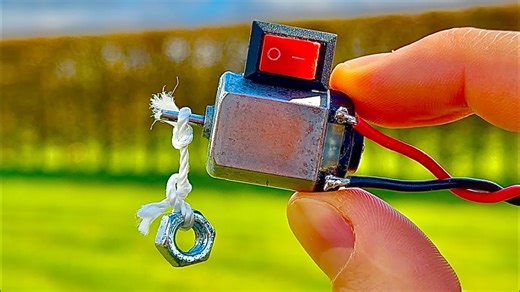 硬核DIY：如何利用直流电机制作创意发明？这几个点子太天才了！