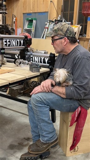 Welcome to #teamonefinity @jimmydiresta ! #cnc #onefinitycnc #onefinity #woodworking #maker