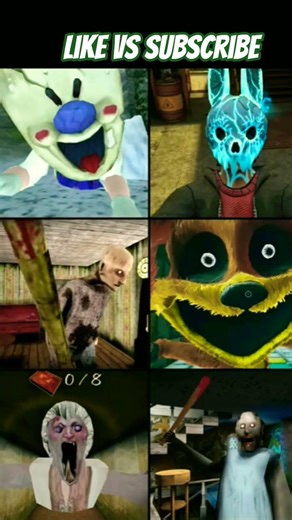 granny chapter 2vs remastered vs poppy playtime 3 vs slenderina the cellar 2