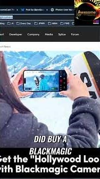 Your Phone is a Hollywood Camera! Free App Secrets #shorts