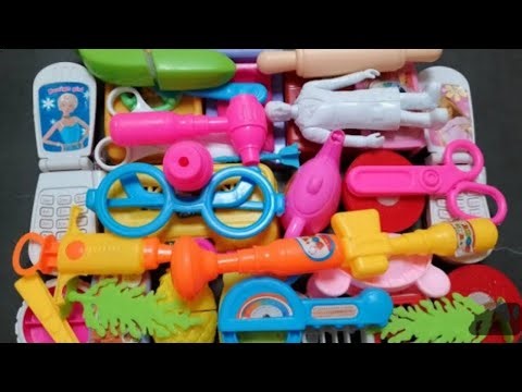 3 Minutes Satisfying With Unboxing Princess Dolls Toys Set Swing&Slide Collection Asmr Review Toy