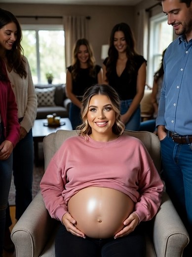 The Fascinating Process of a Pregnant Belly Inflating