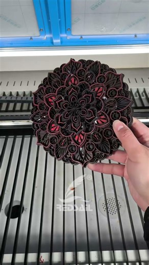【Laser Engraving Art – Unique Mandala Layered Decoration】