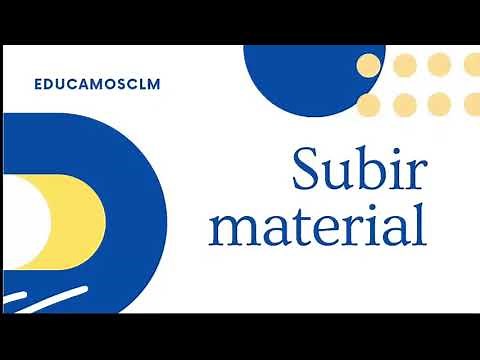 Subir material a Educamos CLM 🥇 Archivos y Carpetas [Aula Virtual]