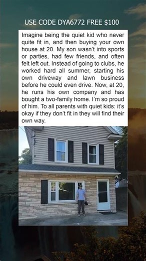 The Quiet Kid Who Didn’t Fit In… Bought a House at 20