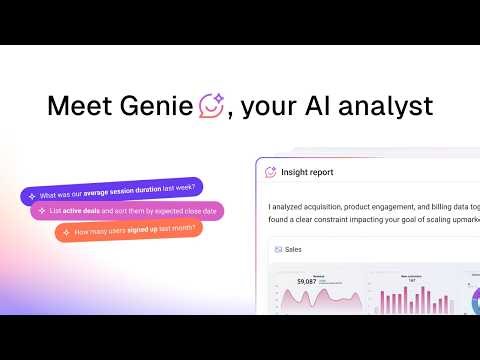 Ask Your Data Anything with Genie, Your AI Analyst