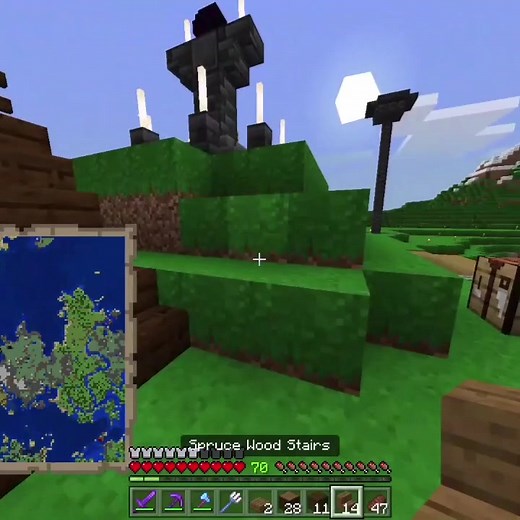 Phantom ladder 🤔 #minecraft #minecrafttutorial #minecraftmemes