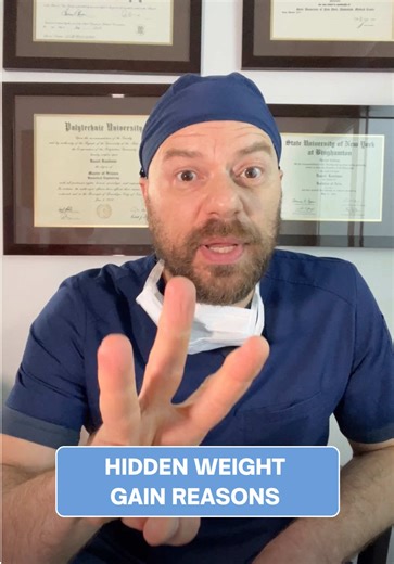 Weight gain isn’t always about overeating. Chronic stress, poor sleep, and hormonal signaling quietly keep your body in fat-storage mode. Regulate your physiology first — results follow. Follow for natural fat-loss education from a board-certified plastic surgeon treating obesity daily. For plastic surgery inquiries: 📞(305) 507-8848 📧info@miamilifecosmetic.com 📍7130 SW 87th Ct, Miami, FL 🌐www.miamilifecosmetic.com