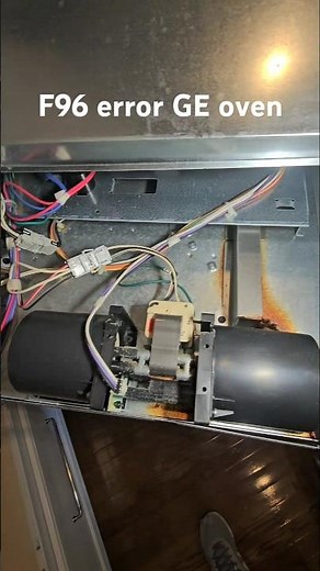 F96 error code GE wall oven cooling fan isn't running #appliancerepair #lgappliances #ge #f96 #oven
