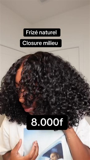 Closure frisée milieu 8.000f - perruque frizé naturel Dakar
