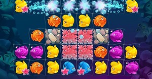 Download & Play Mermaid - treasure match-3 on PC & Mac (Emulator)