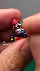 621K views · 20K reactions | The devil is in the details! Had so much fun with this Mario Kart piece this summer! #supermario #mariokart #nintendo #sculpting #miniatures #Nintendoart #vinyltoys #customtoys #designertoys #toyart #instaart #instaartist #fanart #mario #bowser #bowserscastle #diycrafts #art #instatoys #kidrobot #dunny #diycrafts | Jared Circusbear | Facebook