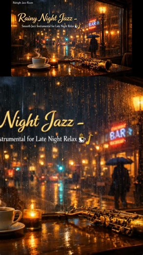 relax Night Jazz #jazz #rainynightjazz #relaxingjazzpiano #shorts