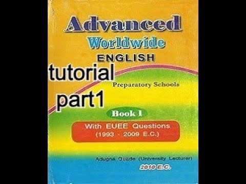 Advanced World Wide English Book 1 Tutorial Part 01