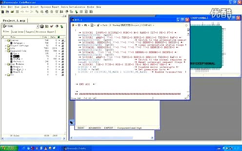 CodeWarrior 5.1 建立新工程-用PE生成SCI0