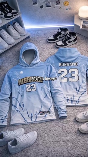 Personalized Custom Jerseys with Free Name Options